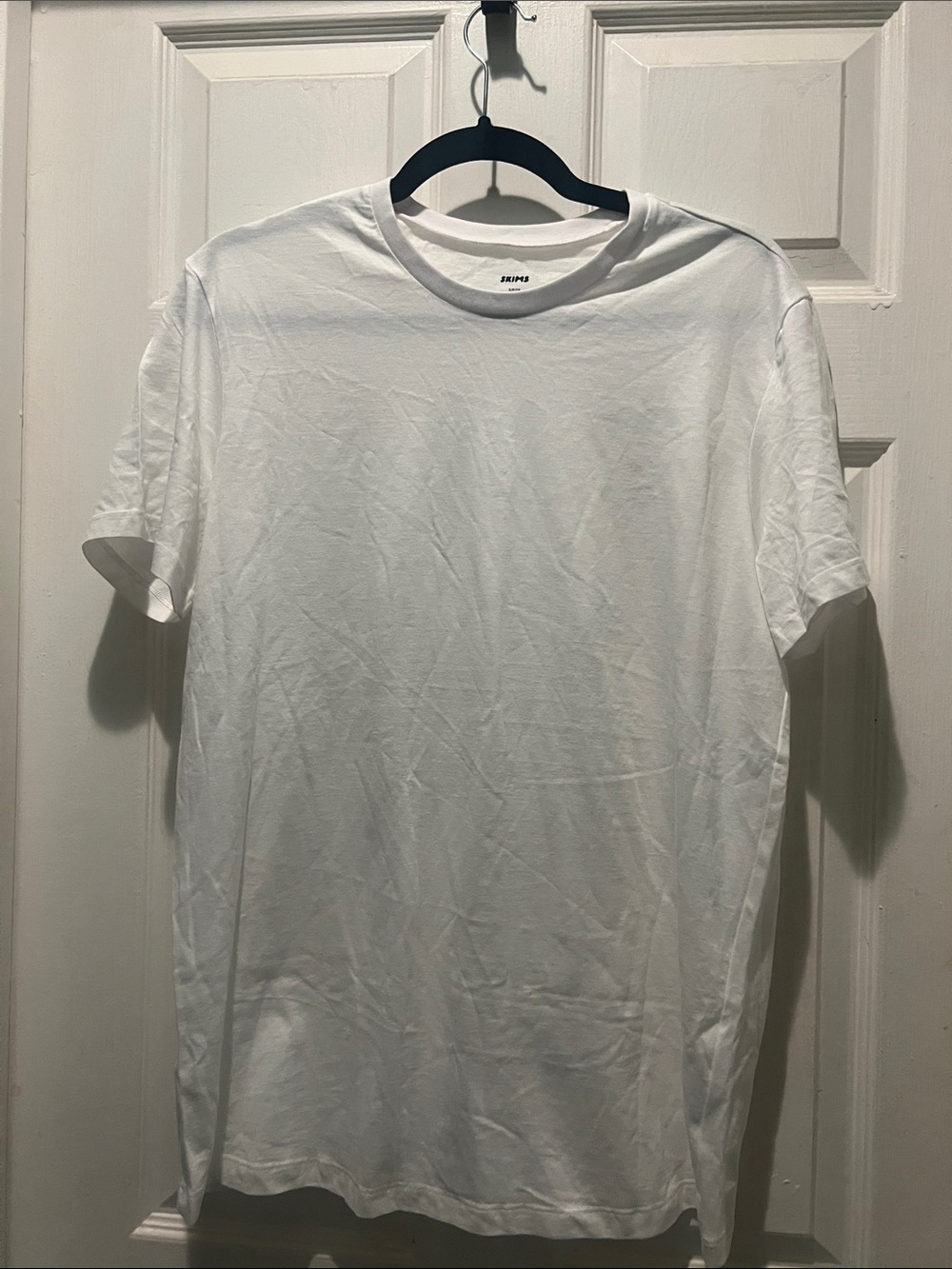 SKIMS White Short Sleeve Crew Tee NWOT